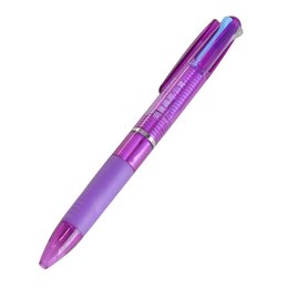 多色廣告筆-半透明筆管三色筆芯商務禮品-多色原子筆-採購客製印刷贈品筆