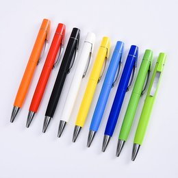 廣告筆-旋轉式塑膠筆管推薦禮品 -單色原子筆-客製化贈品筆
