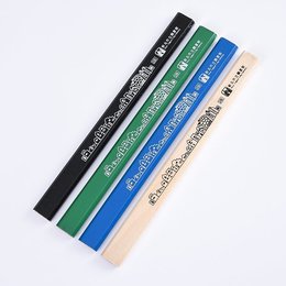 原木環保鉛筆-扁筆兩切印刷廣告筆-採購批發製作贈品筆