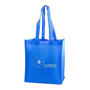 不織布環保購物袋-厚度80G-尺寸W28*H30*D20-雙面單色印刷