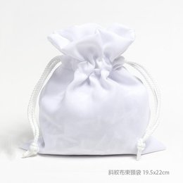 斜紋布束頸袋-150D染色斜紋布/可選色-單面單色束頸禮物袋