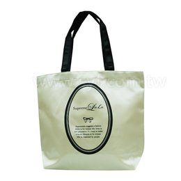 緞面手提袋-W39.5*H32*底11-單色雙面-可加LOGO客製化印刷