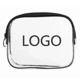 方型拉鍊透明PVC化妝包-可加印LOGO客製化印刷