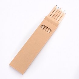 鉛筆-盒裝6色鉛筆廣告印刷禮品-環保廣告筆-採購客製印刷贈品筆