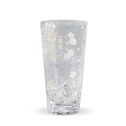 350ml櫻花冷變色玻璃啤酒杯-可客製化印刷企業LOGO