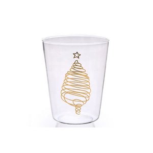 300ml聖誕裝飾冷變色玻璃啤酒杯
