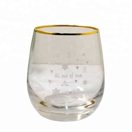 280ml金邊冷變色玻璃酒杯-可客製化印刷企業LOGO