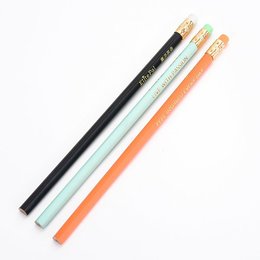 環保鉛筆-三角橡皮擦頭印刷廣告筆-採購批發製作贈品筆