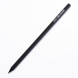 六角黑木鉛筆單色印刷-消光黑筆桿印刷禮品-採購批發製作贈品筆