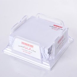 塑膠盒便利貼-200張-108x108x47mm