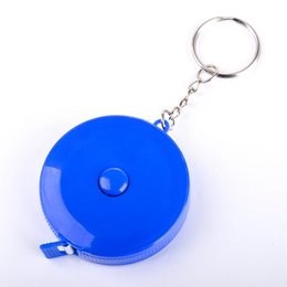 塑料捲尺-圓形造型鑰匙圈