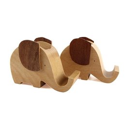 木製手機架-大象造型 
