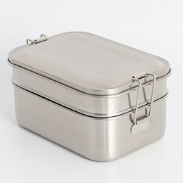 方形不鏽鋼餐具盒-1340ml