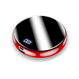 10000mah-ABS鏡面LED顯示圓形行動電源