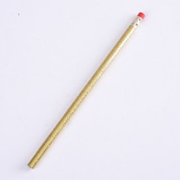 原木鉛筆-亮粉圓形橡皮擦頭印刷筆桿禮品-廣告環保筆-客製化印刷贈品筆