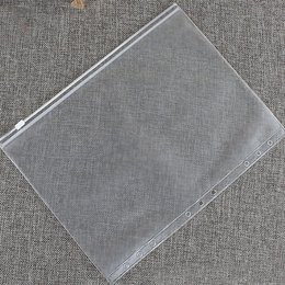 PVC磨砂透明夾鍊袋-24x30.5cm