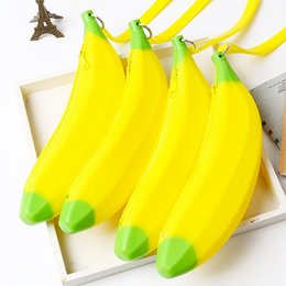 零錢包-香蕉造型矽膠拉鍊錢包-可客製化印刷LOGO