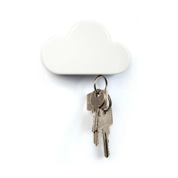 鑰匙架-雲朵造型磁性壁掛式鑰匙架-可客製化印刷企業LOGO