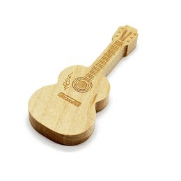 吉他造型木製隨身碟