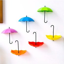 鑰匙架-雨傘造型懸掛式鑰匙多功能架(3個一組)-可客製化印刷logo 