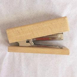文青風格木製釘書機
