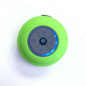 防水藍芽喇叭-LED C90mm/可選色-局部雷雕印刷