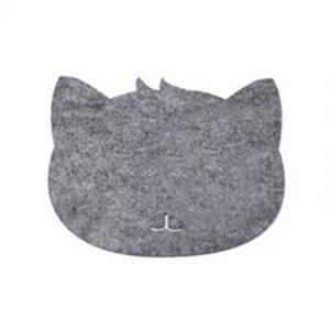貓咪造型毛氈布滑鼠墊-30x30cm