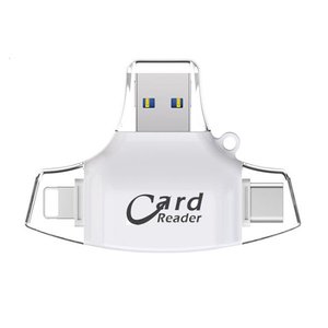 USB 3.0/Lightning/Type-C/Micro讀卡機-支援TF/SD卡-塑料材質