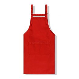 背心款防水廚房圍裙-2口袋