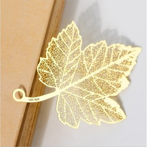 婚禮小物-楓葉造型金屬書籤