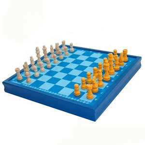 二合一抽屜式可收納木製西洋棋/象棋套組