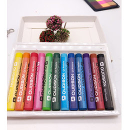 12色油畫蠟筆組-外盒可印LOGO