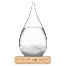 玻璃瓶-水滴造型玻璃天氣瓶-可客製化印刷logo