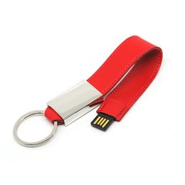 皮製隨身碟-金屬環USB