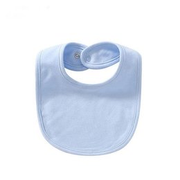 純棉嬰兒圍兜-可調節單排扣