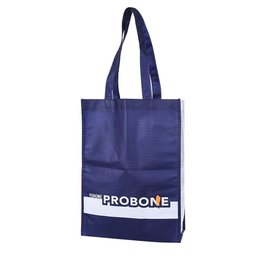 不織布購物袋-厚度80G-尺寸W28xH38xD15cm-雙面雙色可客製化印刷(不共版)