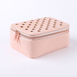 少女風旅行首飾盒-PU皮革盥洗收納包