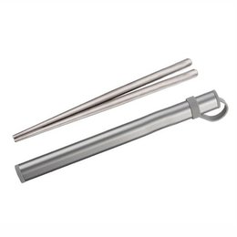 鋁製餐具-筷子1件組-附金屬收納盒-掛勾設計