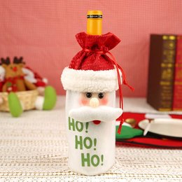 紅酒提袋-紅酒套-聖誕老人.雪人.麋鹿造型-聖誕節禮品