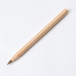 六角木桿單色筆-木筆製作