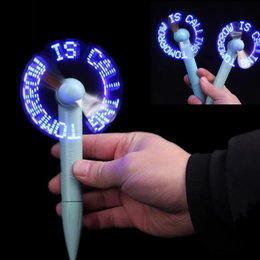 LED閃字風扇造型筆-可印LOGO