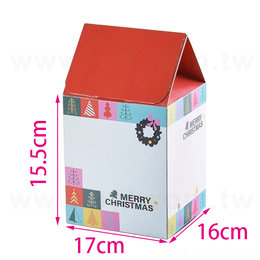 17x16x15.5cm(尺寸以下均一價)-上開式屋頂盒-325P鑽卡-客製包裝盒