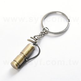 迷你滅火器金屬鑰匙圈-鋅合金客製化鑰匙圈