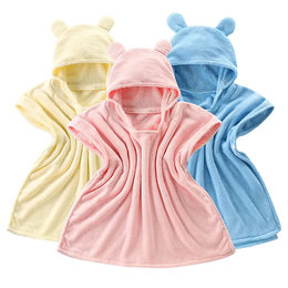 超柔吸水披風沙灘披風浴袍/毛巾衣-可客製化
