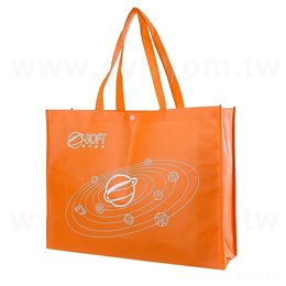 不織布購物袋-厚度80g-尺寸W50XH38.5XD13公分-四面單色印刷