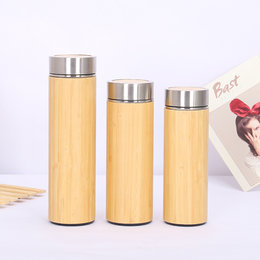 不鏽鋼竹製保溫杯-350ml/450ml/500ml