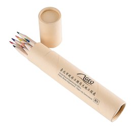 12色彩色鉛筆組-紙筒廣告鉛筆-作品參考-大地工程處