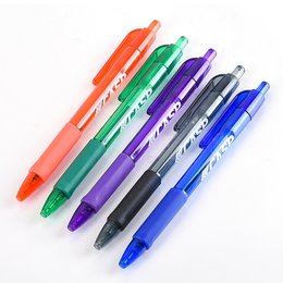 廣告筆-造型防滑筆管環保禮品-單色中油筆-五款筆桿可選-採購訂製贈品筆