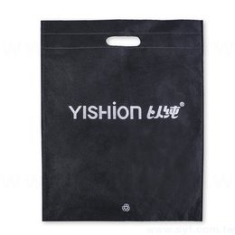 不織布熱壓環保袋-厚度80G-尺寸W33.5xH42cm-單面單色印刷