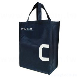 不織布環保購物袋-厚度80G-尺寸W24.5xH34xD15cm-雙面雙色印刷